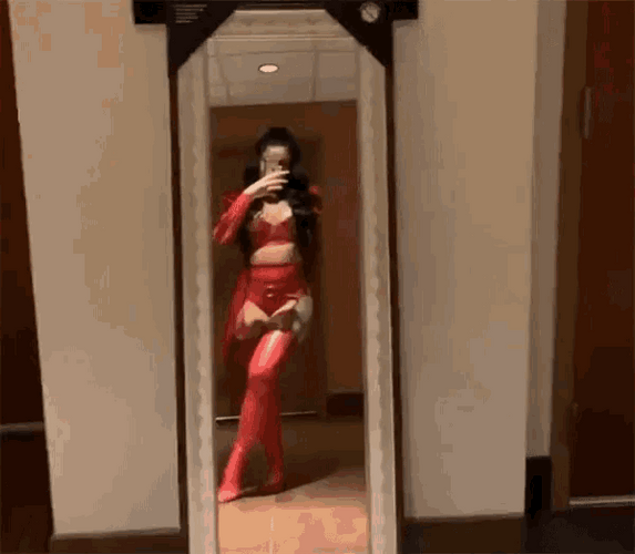 Cardi B Mirror Selfies GIF
