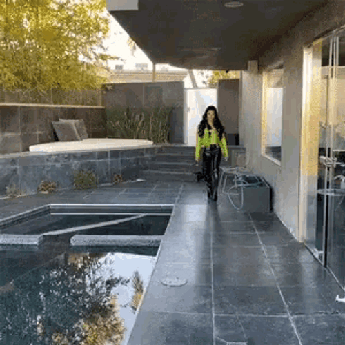Cardi B Model Walk GIF
