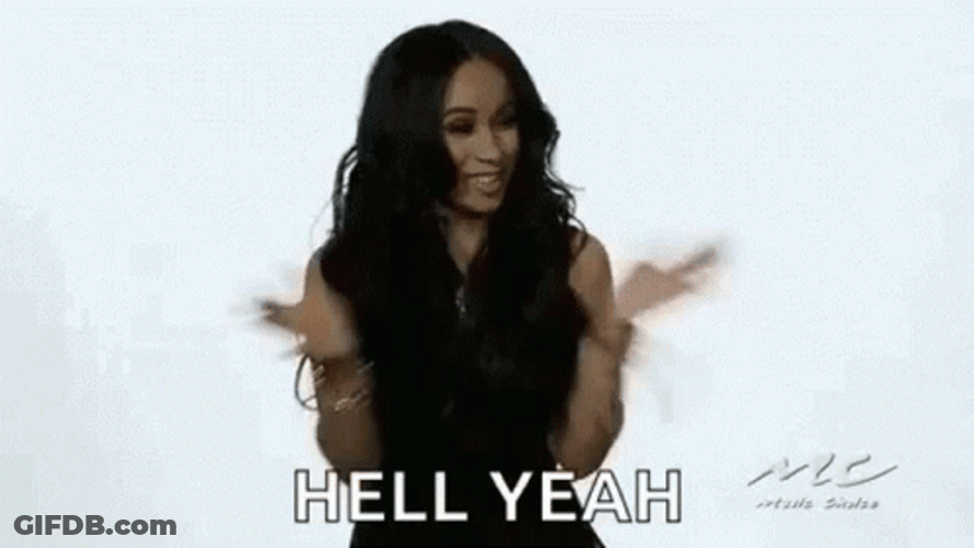 Cardi B Oh Hell Yeah GIF