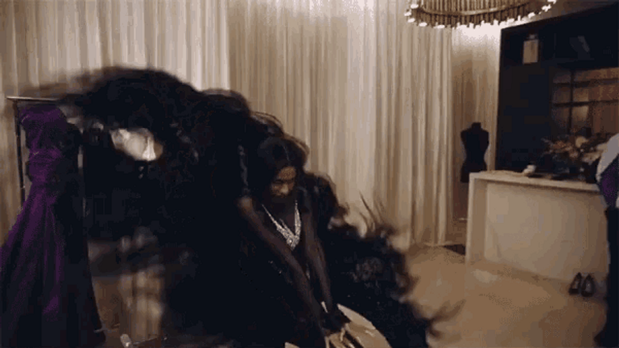 Cardi B Peacock Dance GIF