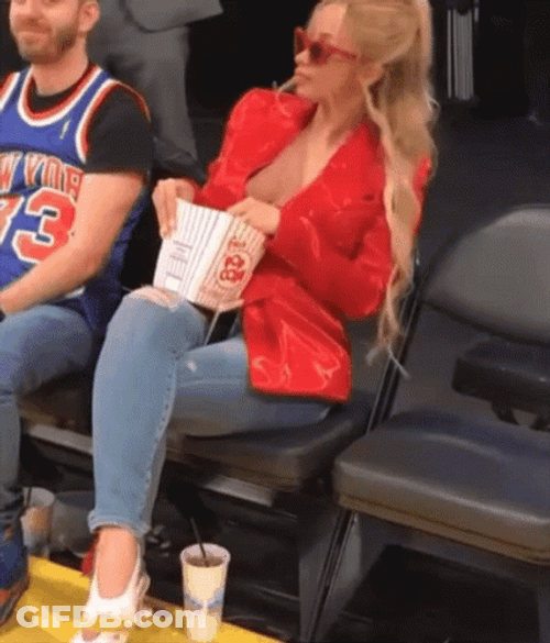 Cardi B Popcorn Ready GIF
