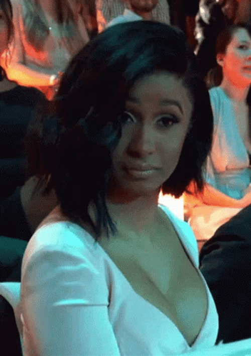 Cardi B Say What GIF