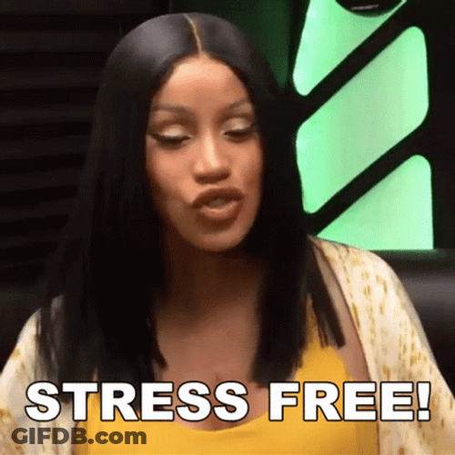 Cardi B Strees Free GIF