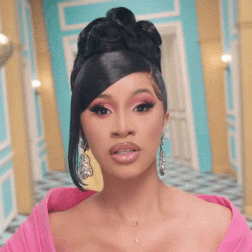 Cardi B Walking GIF
