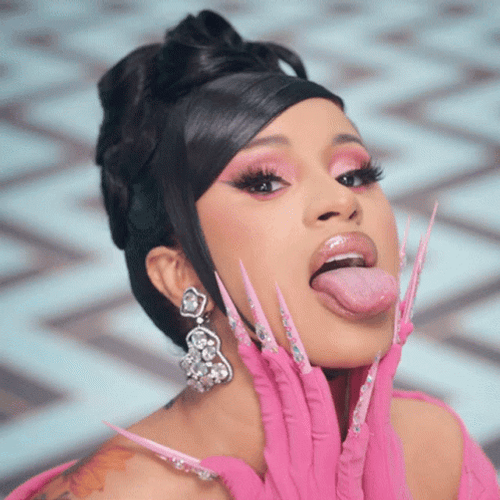 Cardi B Wap Lick GIF