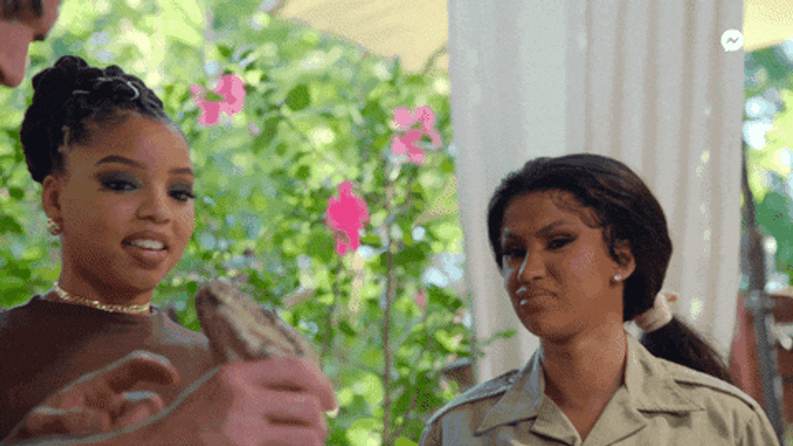 Cardi Tries Giggled Hee Hee Playful Tease GIF