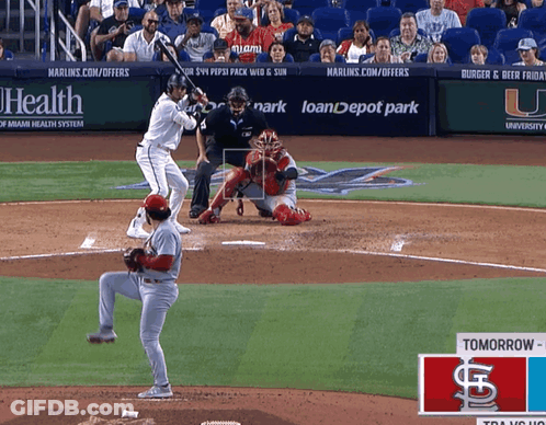 Cardinals And Mariners Baseball Game GIF