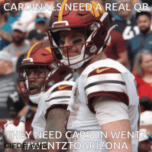 Cardinals Need A Real Qb They Need Carson Wentz GIF