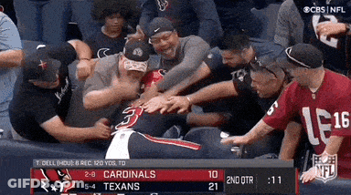 Cardinals Playing Texans NFL Game GIF