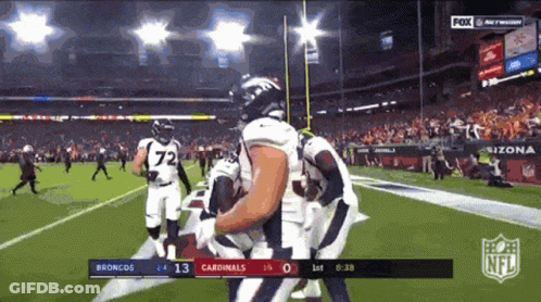 Cardinals Vs Broncos Football Game GIF