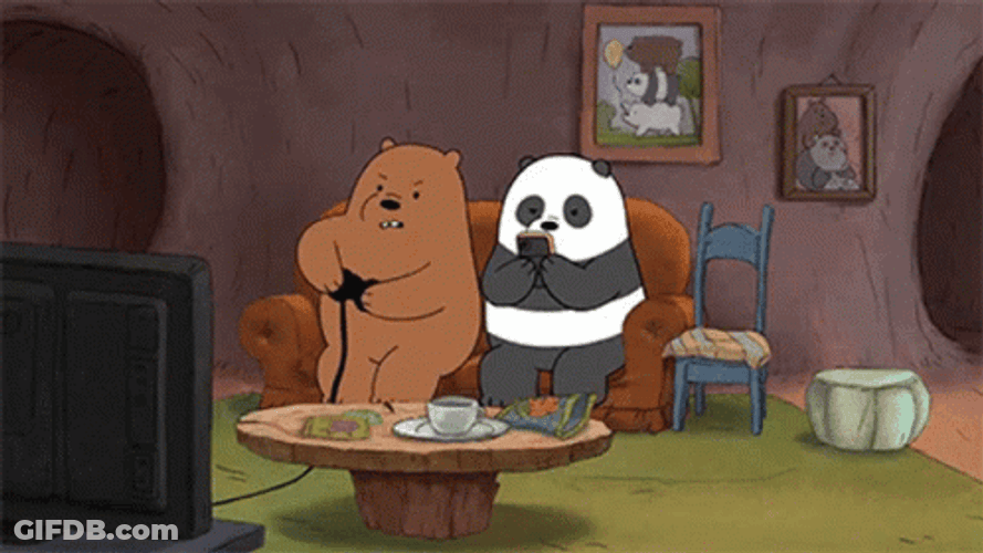 Care Bear Chilling With Video Game GIF