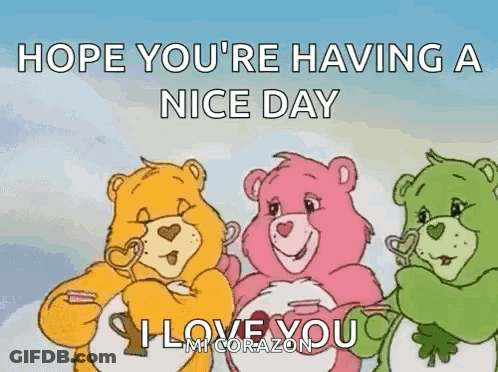 Care Bear Reading Book In Magic Universe GIF