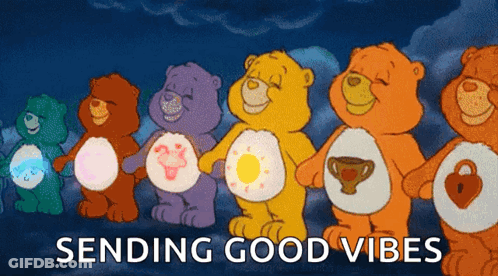 Care Bears Sending Good Vibes GIF
