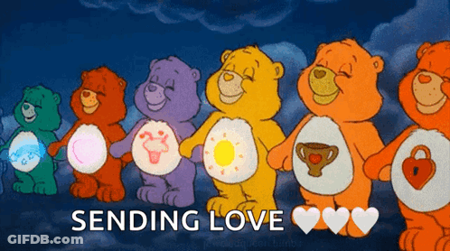 Care Bears Sending Love GIF