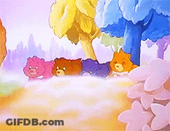 Care Bears Standing Together GIF