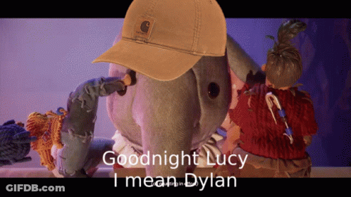Carhartt Hat On Stuffed Elephant GIF