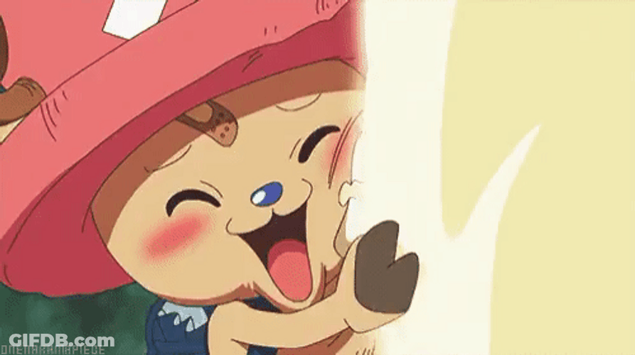 Caring Chopper Hugging GIF