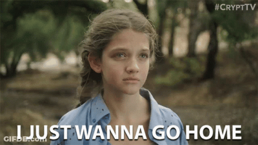 Carissa Bazler I Wanna Go Home GIF