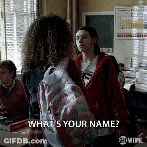 Carl Gallagher What's Your Name GIF