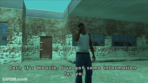Carl It's Woozie I've Got Some Information For Ya GIF