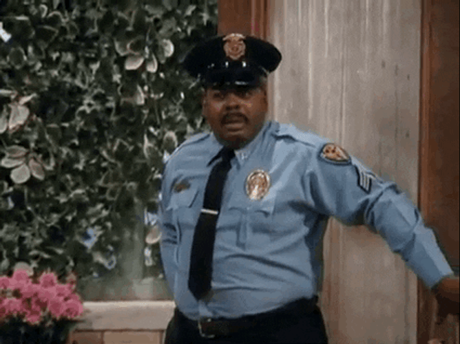 Carl Winslow Family Matters Yells Walks Away GIF
