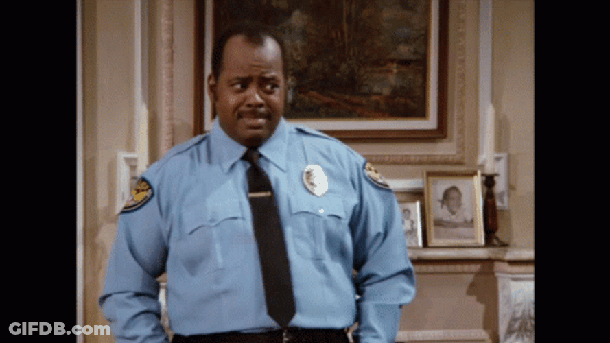 Carl Winslow Nervous Laugh GIF