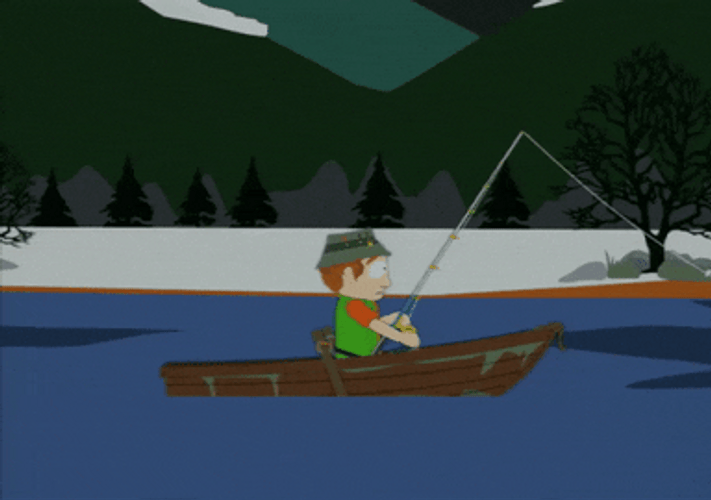 Carl Zorn Boat Fishing GIF