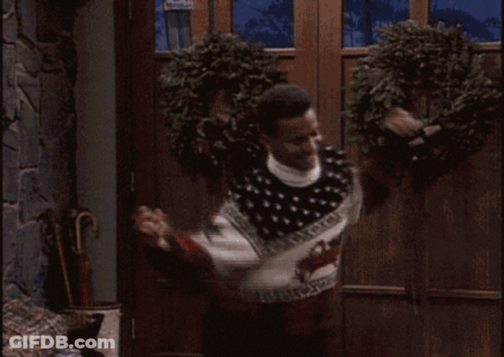 Carlton Christmas Dance GIF