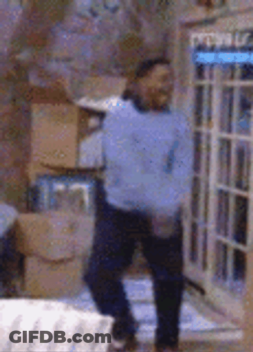 Carlton Dancing In Blue Shirt GIF