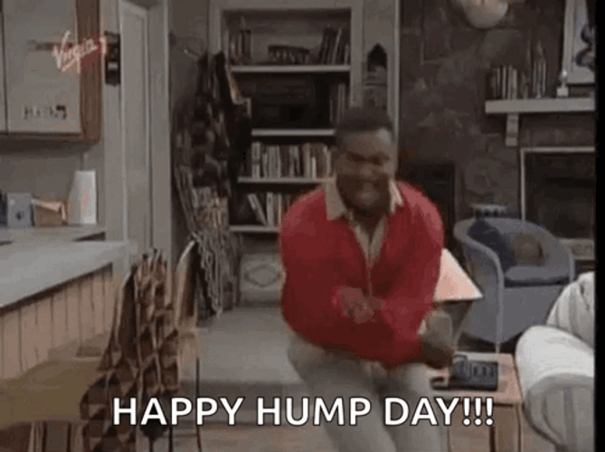 Carlton Excited Dance Happy Hump Day Meme GIF