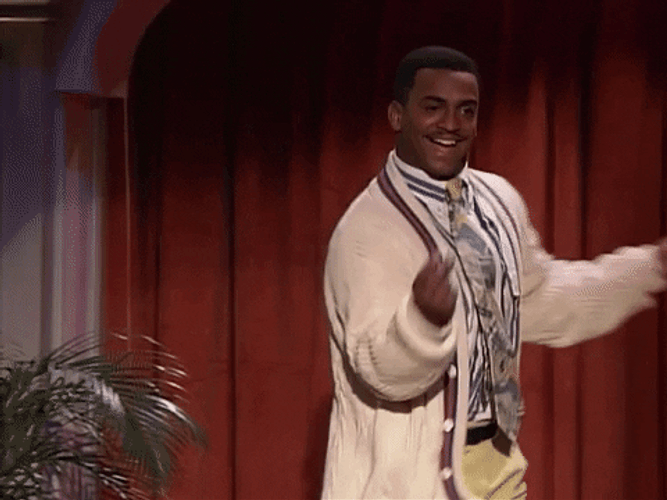 Carlton Happily Dancing GIF
