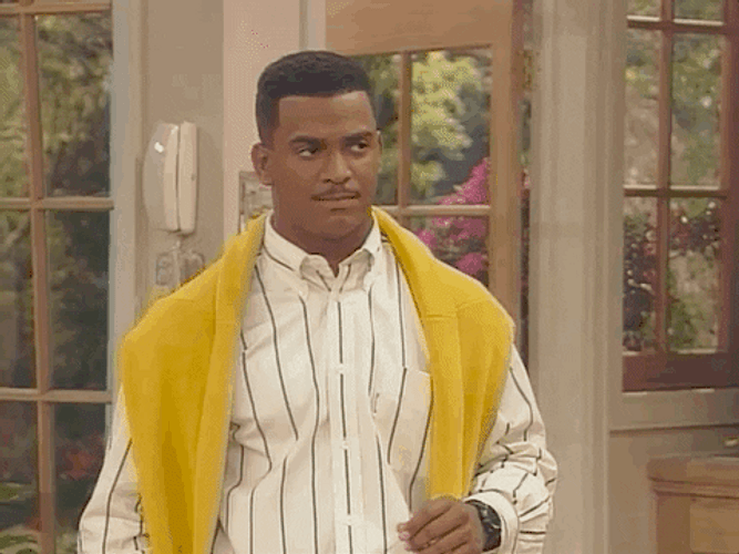 Carlton Peace Sign GIF