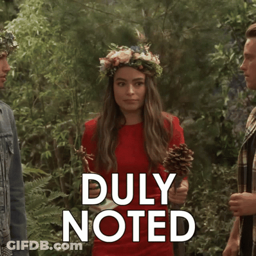Carly Shay Duly Noted GIF