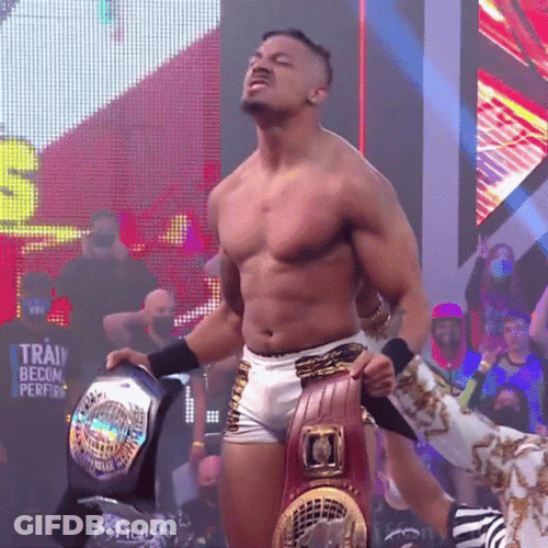 Carmelo Hayes Champion GIF