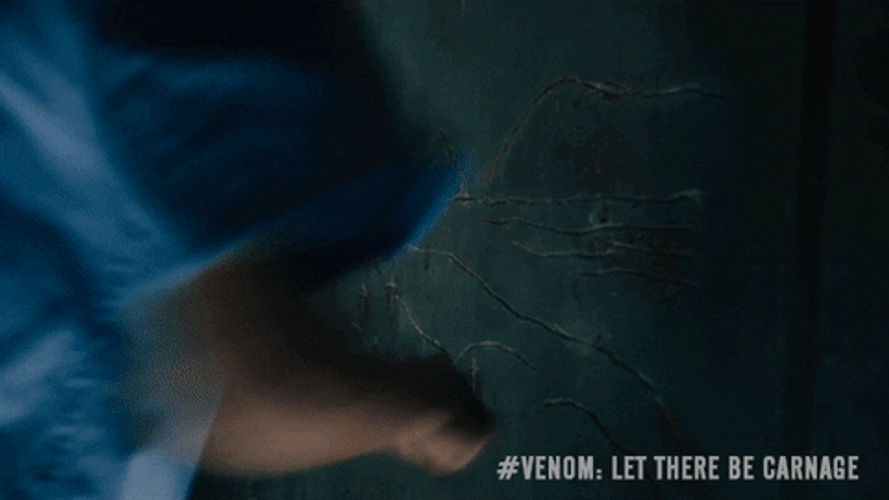 Carnage Cletus Kasady Punch Wall GIF