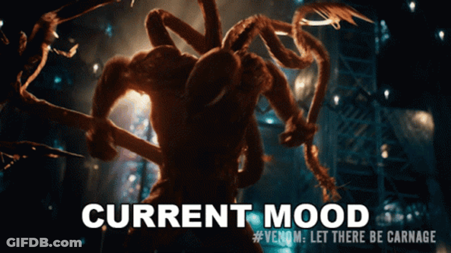 Carnage Current Mood Reaction GIF