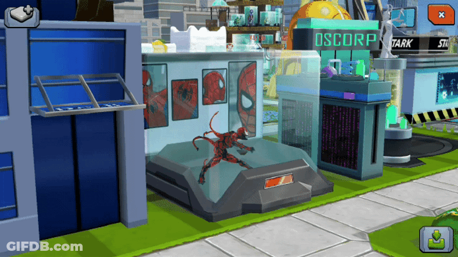 Carnage Glass Cage Cartoon GIF