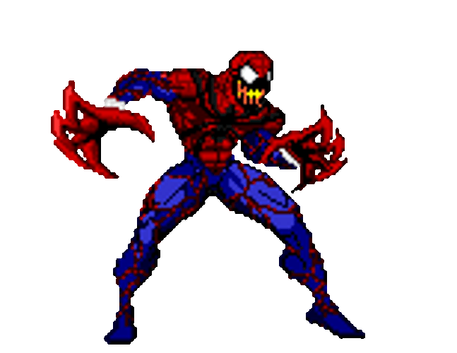 Carnage Laughing Pixel Cartoon GIF