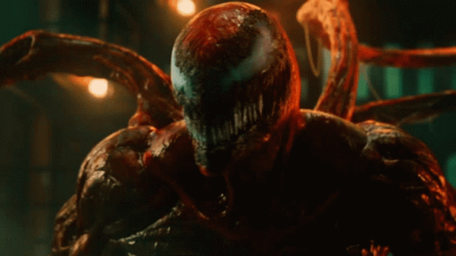Carnage Scary Stare Marvel Movie GIF