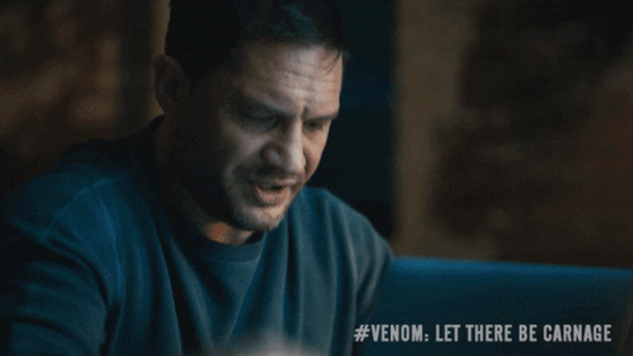 Carnage Tom Hardy Head Bang GIF