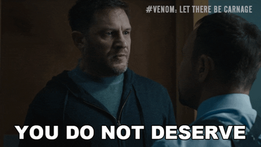 Carnage Tom Hardy Nice Things GIF
