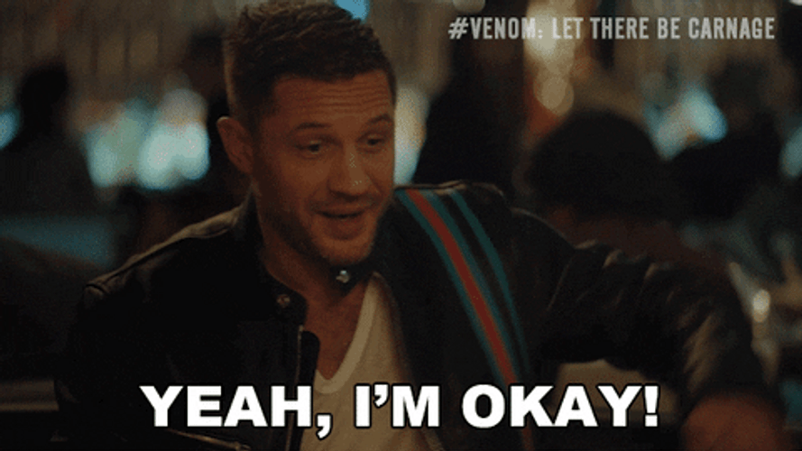 Carnage Venom Tom Hardy Okay GIF