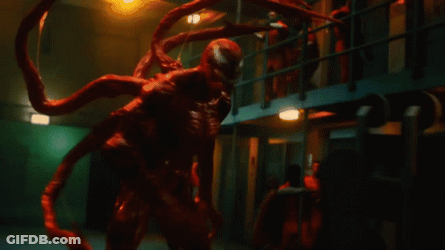 Carnage Walking Scream GIF