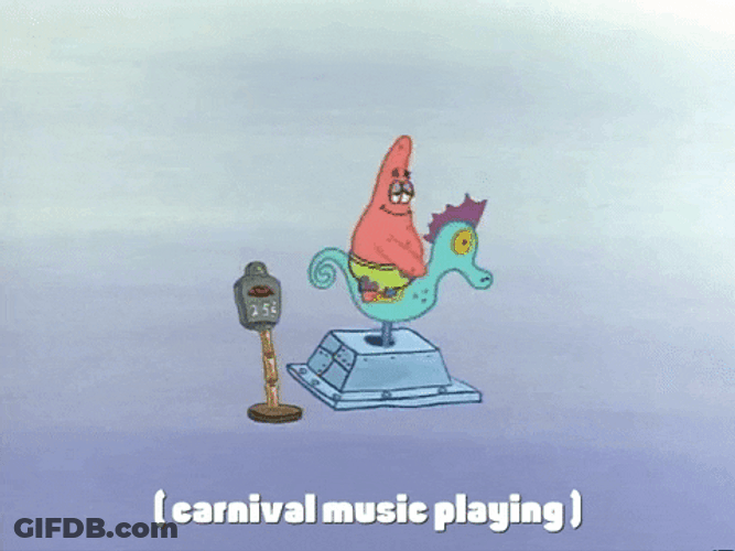 Carnival Music Makes Me Sleepy Time GIF