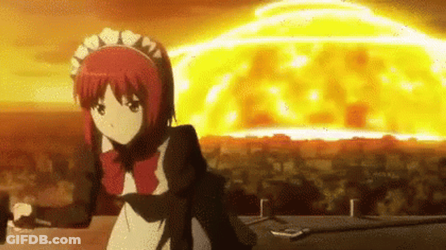 Carnival Phantasm Anime Explosion GIF