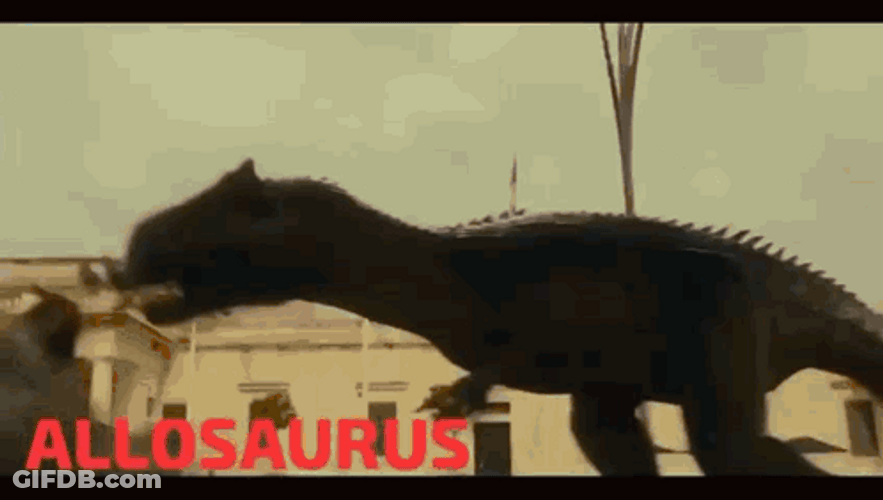Carnivorous Mosasaurus Park GIF