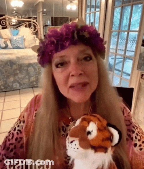 Carole Baskin Tiger King GIF