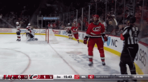 Carolina Hurricanes Vs New York Islanders Hockey Game GIF
