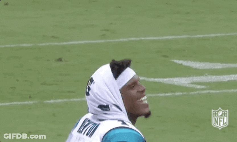 Carolina Panthers Cam Newton Doing Jumping Jacks GIF