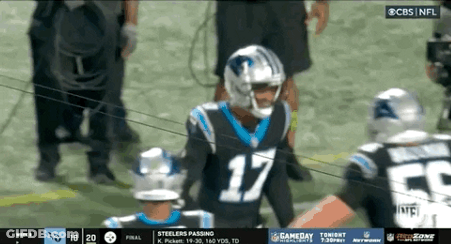 Carolina Panthers DJ Chark Jr Getting Praised GIF